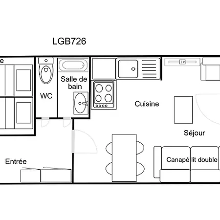 Confortable 2 Pieces, Skis Aux Pieds & Proche Commerces - Fr-1-182a-29 Courchevel