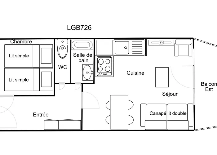 Lejlighed Confortable 2 Pieces, Skis Aux Pieds & Proche Commerces - Fr-1-182a-29 Courchevel